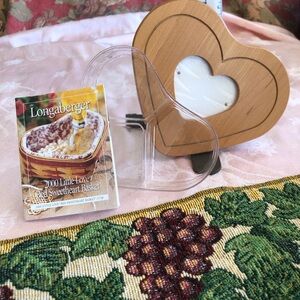 Longaberger 2000 Little Love Red Sweetheart Collection Lid / Plastic Liner Only
